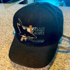 Retro 90’s Vintage San Jose Sharks SnapBack Hat